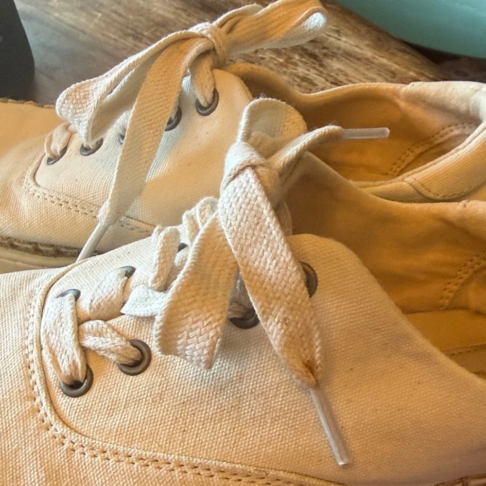 UGG White Canvas Espadrille Shoes